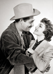 Clark Gable & Claudette Colbert studio portrait