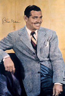 Clark Gable portrait