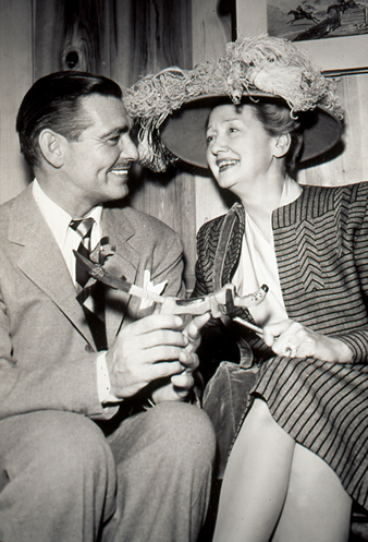 with Hedda Hopper 