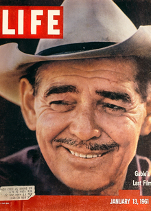 Clark Gable on Cover of Paris Match Magazine