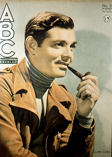 Clark Gable on Cover of Movie Story Magazine