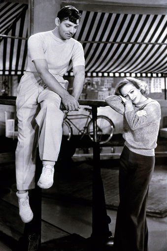 Clark Gable with Margaret Mitchell