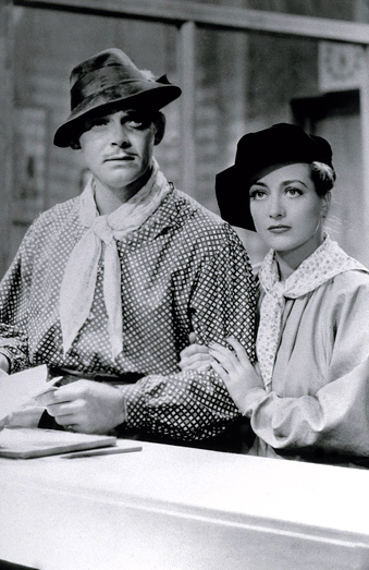 Clark Gable with Margaret Mitchell